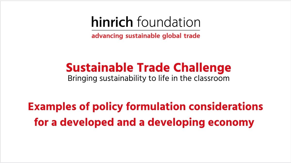 Policy Formulation